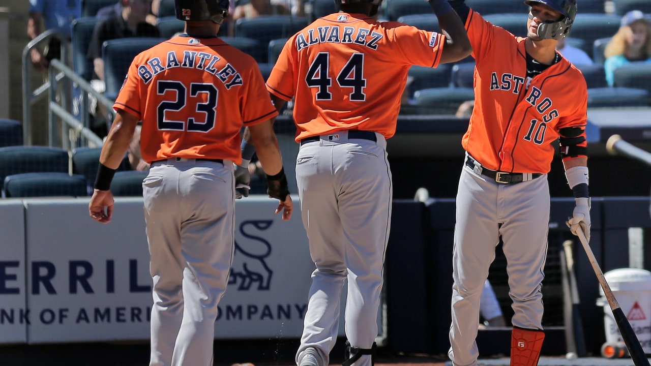 Altuve, Alvarez HR as Astros halt Yanks to end 7-game slide